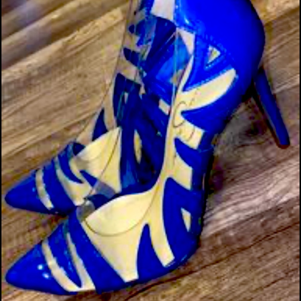 Royal blue Jessica Simpson heels